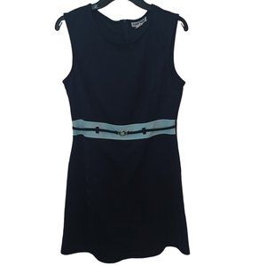 Francine Browner Navy Blue Dress